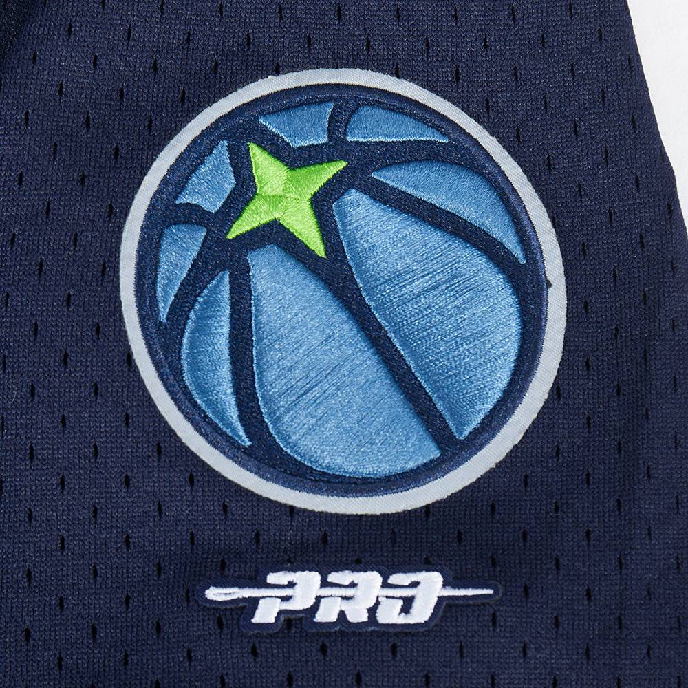 NBA Minnesota Timberwolves Classic Big Boy'S Mesh Button Down Shirt (Midnight Navy) product image 6, provided for visual