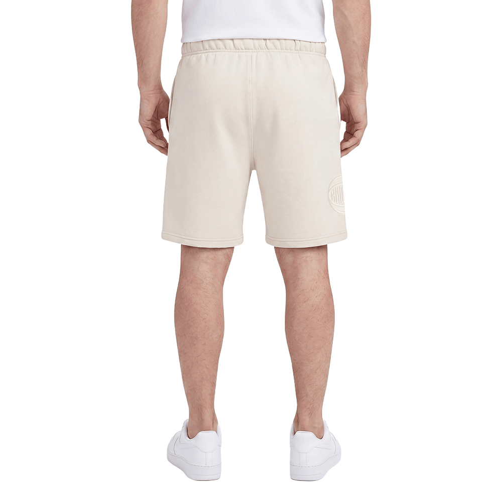 NBA NEW YORK KNICKS NEUTRAL Men SHORT (EGGSHELL) product image 2, provided for visual reference and product detail review