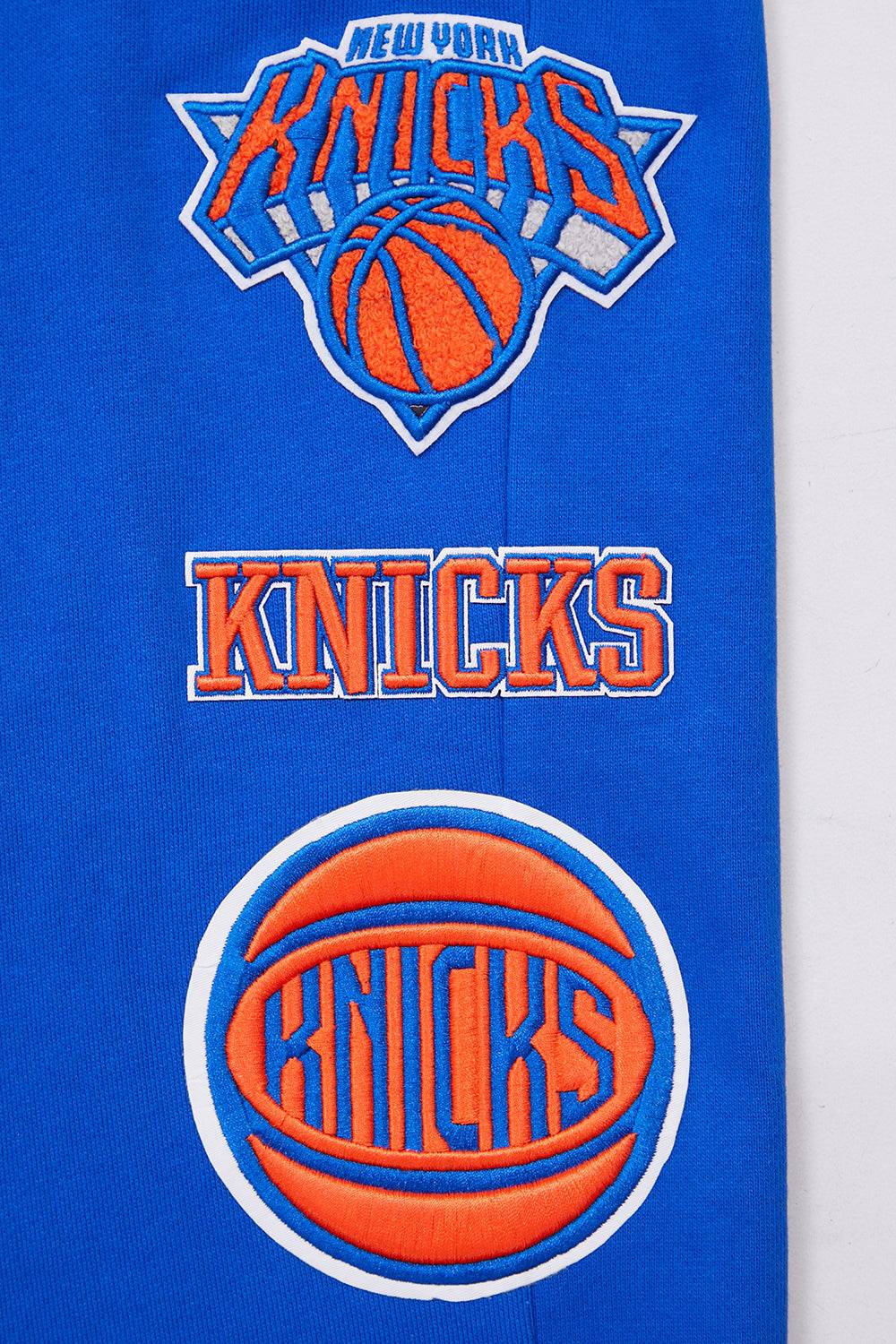 NBA NEW YORK KNICKS RETRO CLASSIC Men SWEATPANT (ROYAL BLUE/ORANGE) product image 5, provided for visual reference and