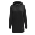 NBA NEW YORK KNICKS TRIPLE BLACK Women FLC HOODIE DRESS (TRIPLE BLACK) product image 1, provided for visual reference and