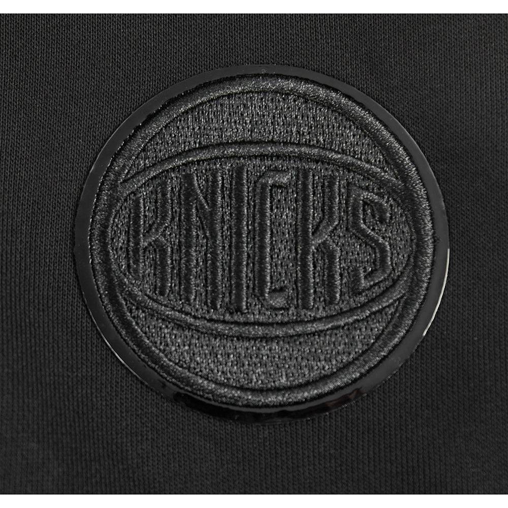 NBA NEW YORK KNICKS TRIPLE BLACK Women FLC HOODIE DRESS (TRIPLE BLACK) product image 7, provided for visual reference and