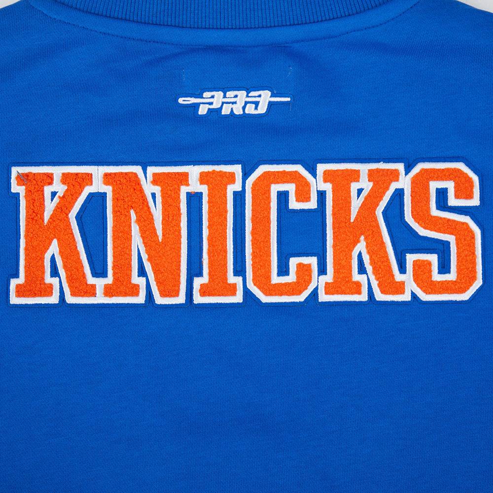 NBA NEW YORK KNICKS JALEN BRUNSON #11 CLASSIC PLAYER NAME AND NUMBER Women FLC CREWNECK product image 9, provided for visual