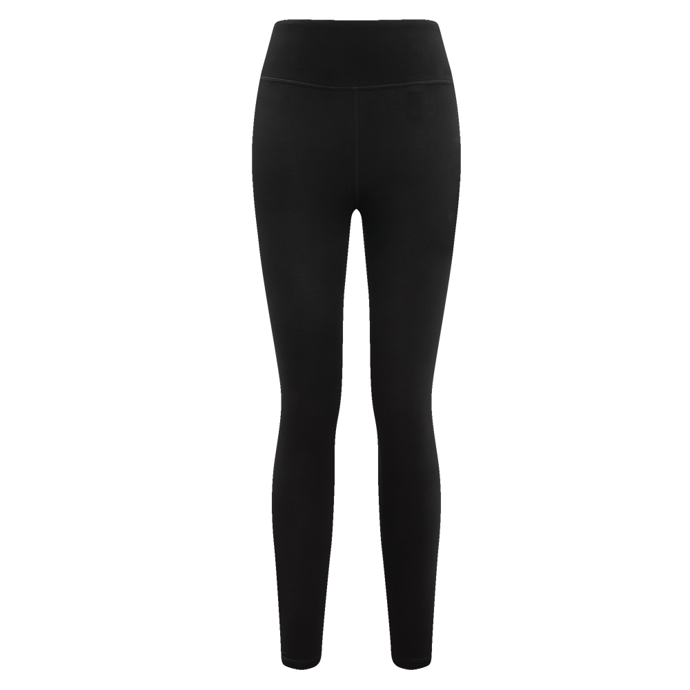 NBA NEW YORK KNICKS TRIPLE BLACK Women LUX LEGGING (TRIPLE BLACK) product image 2, provided for visual reference and product
