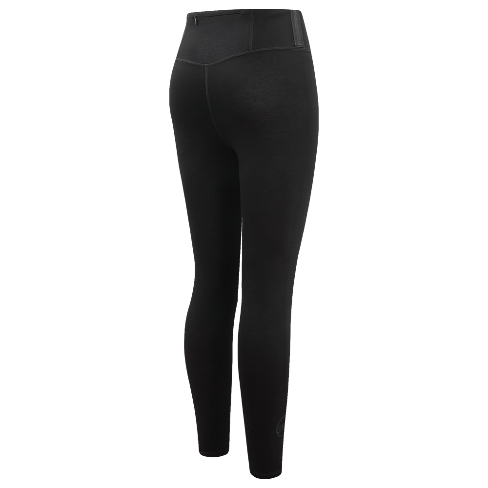NBA NEW YORK KNICKS TRIPLE BLACK Women LUX LEGGING (TRIPLE BLACK) product image 3, provided for visual reference and product