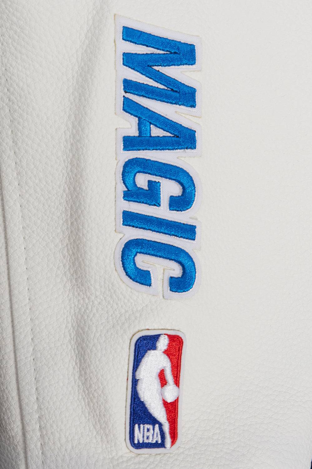 NBA ORLANDO MAGIC CLASSIC Women WOOL VARSITY JACKET (MIDNIGHT NAVY/WHITE) product image 7, provided for visual reference and