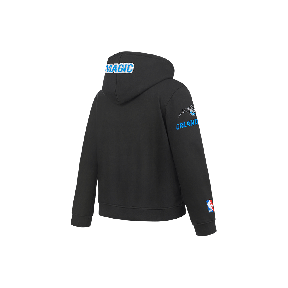 NBA Orlando Magic Classic Little Boy'S Fleece Pullover Hoodie (Black) product image 4, provided for visual reference and