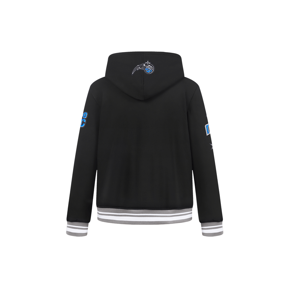 NBA Orlando Magic Retro Classic Little Boy'S Rib Fleece Pullover Hoodie (Black/Gray) product image 3, provided for visual