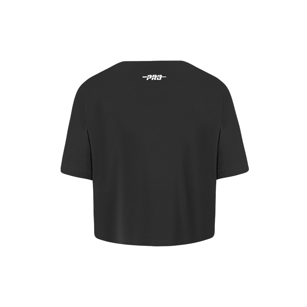 NBA ORLANDO MAGIC RETRO CLASSIC TODDLER GIRL'S SHORT SLEEVE BOXY T-Shirt (BLACK) product image 3, provided for visual