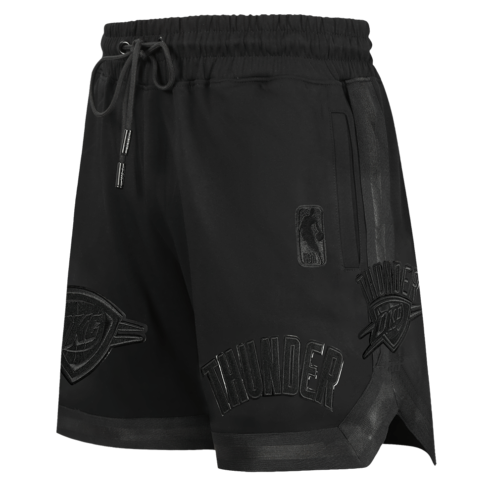 NBA OKLAHOMA CITY THUNDER TRIPLE BLACK Men DK SHORT (TRIPLE BLACK) product image 4, provided for visual reference and