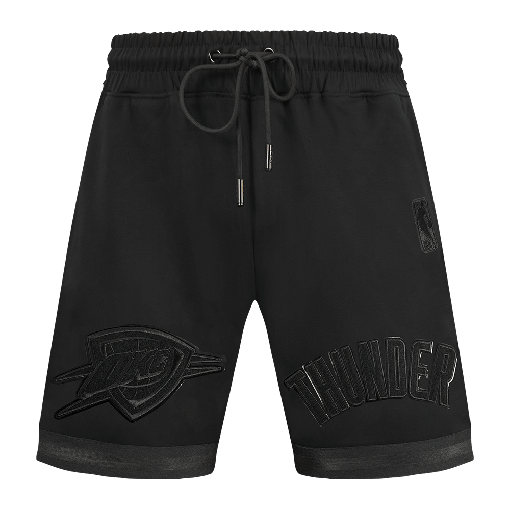 NBA OKLAHOMA CITY THUNDER TRIPLE BLACK Men DK SHORT (TRIPLE BLACK) product image 5, provided for visual reference and