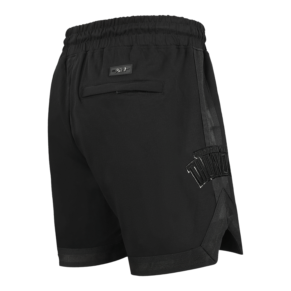NBA OKLAHOMA CITY THUNDER TRIPLE BLACK Men DK SHORT (TRIPLE BLACK) product image 6, provided for visual reference and