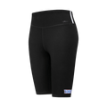 NBA OKLAHOMA CITY THUNDER CLASSIC Women COTTON BIKE SHORT (BLACK) product image 1, provided for visual reference and product