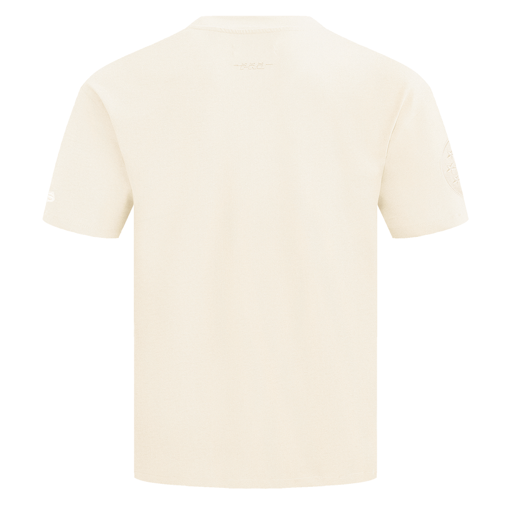NBA PHILADELPHIA 76ERS NEUTRAL DROP SHOULDER Men T-Shirt (EGGSHELL) product image 10, provided for visual reference and