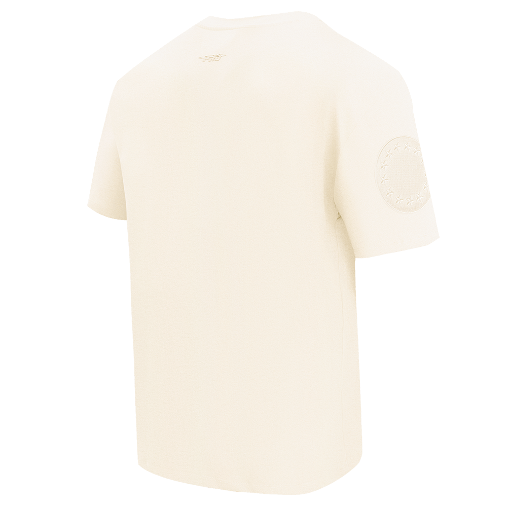 NBA PHILADELPHIA 76ERS NEUTRAL DROP SHOULDER Men T-Shirt (EGGSHELL) product image 11, provided for visual reference and