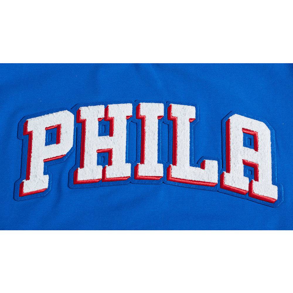 NBA PHILADELPHIA 76ERS LEBRON JAMES #23 Men PULL OVER HOODIE (ROYAL BLUE) product image 6, provided for visual reference and