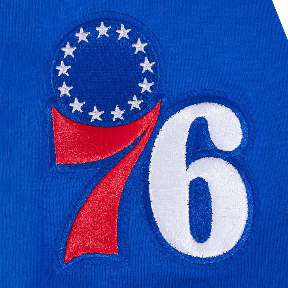NBA PHILADELPHIA 76ERS LEBRON JAMES #23 Men PULL OVER HOODIE (ROYAL BLUE) product image 7, provided for visual reference and