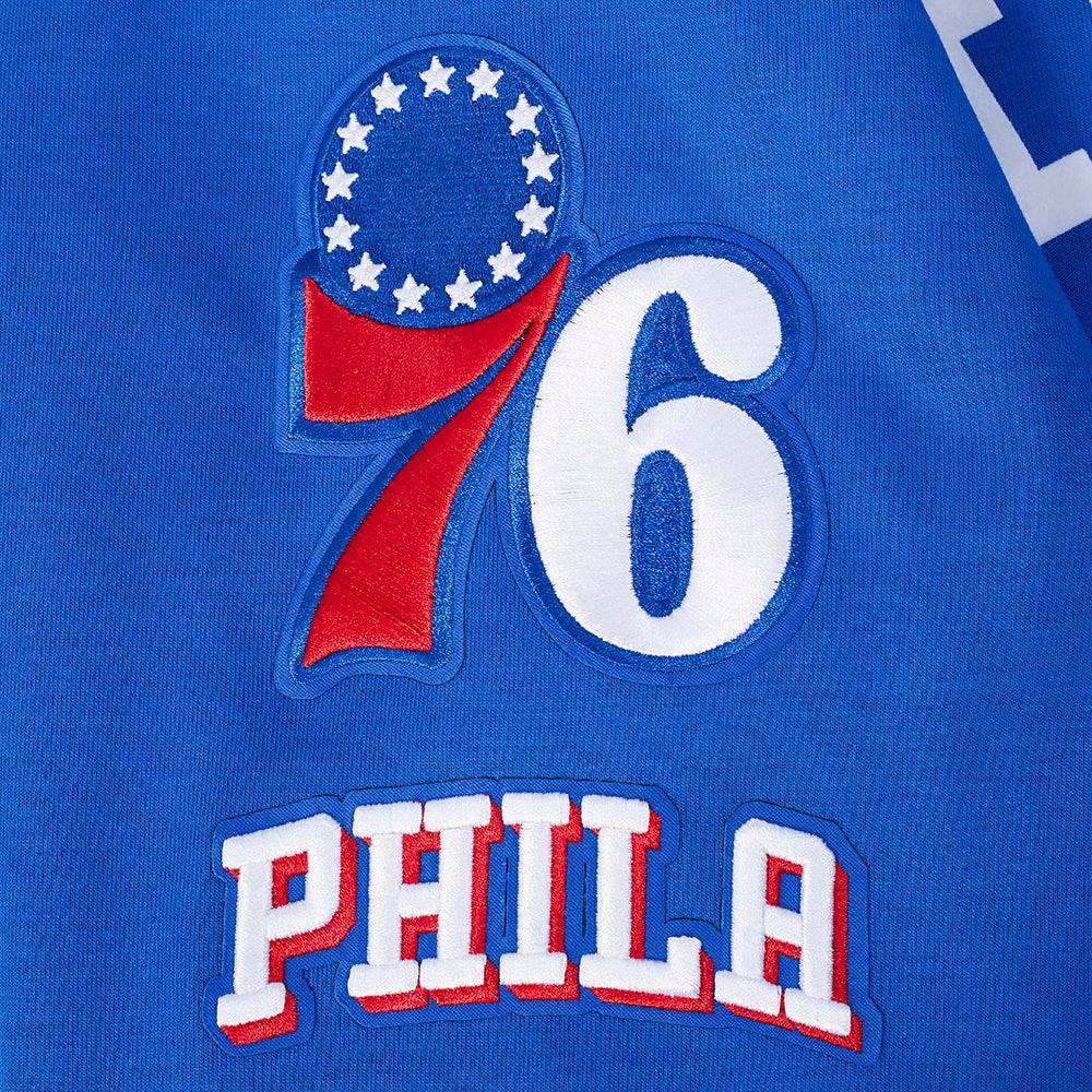 NBA PHILADELPHIA 76ERS LEBRON JAMES #23 Men PULL OVER HOODIE (ROYAL BLUE) product image 8, provided for visual reference and