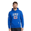 NBA PHILADELPHIA 76ERS LEBRON JAMES #23 Men PULL OVER HOODIE (ROYAL BLUE) product image 1, provided for visual reference and