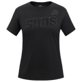 NBA PHOENIX SUNS TRIPLE BLACK Women SLIM FIT T-Shirt (TRIPLE BLACK) product image 1, provided for visual reference and