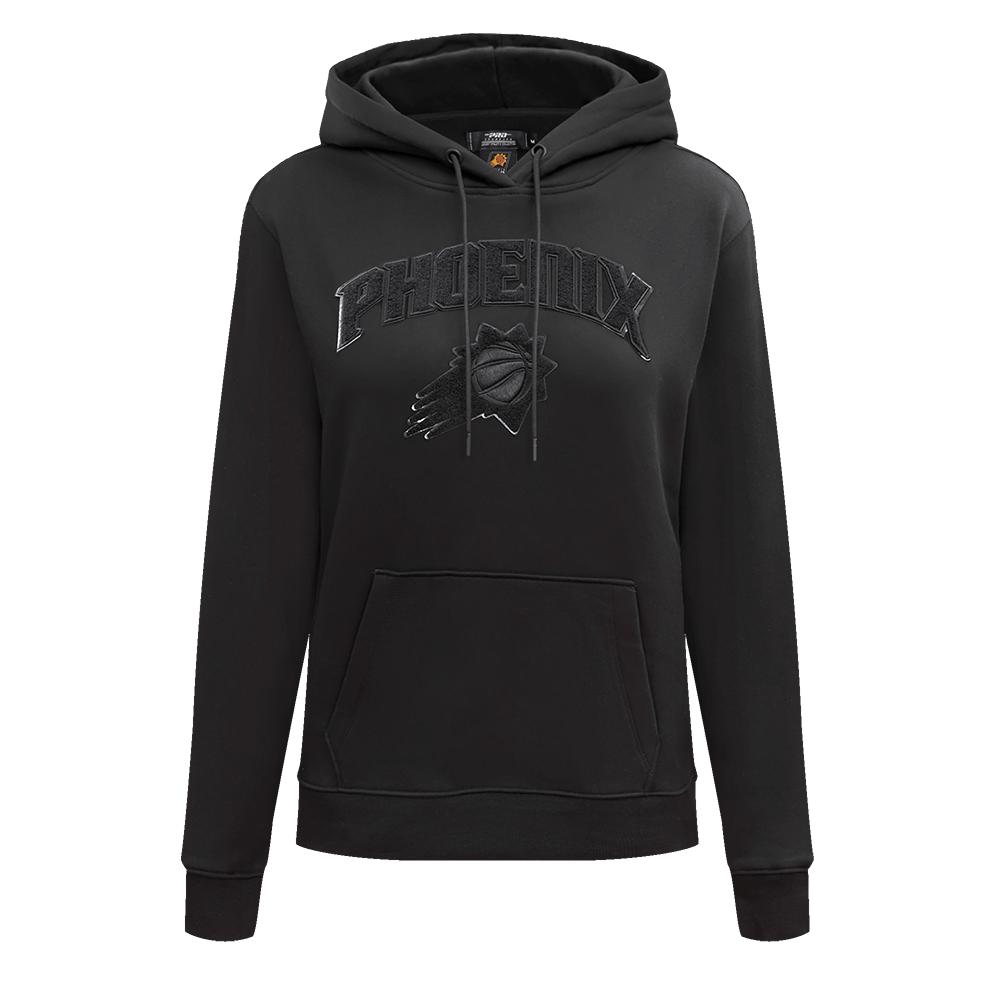 NBA PHOENIX SUNS TRIPLE BLACK Women PULLOVER HOODIE (TRIPLE BLACK) product image 1, provided for visual reference and