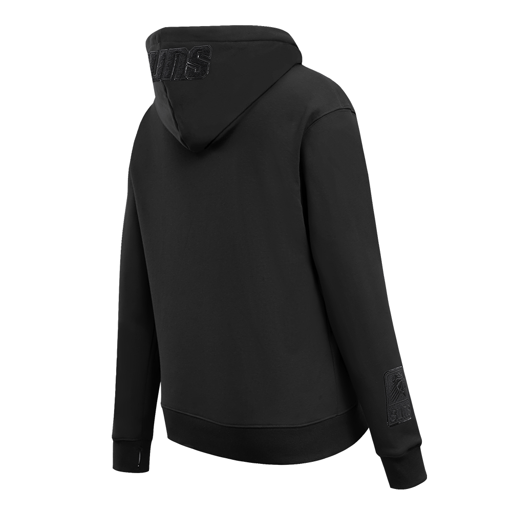 NBA PHOENIX SUNS TRIPLE BLACK Women PULLOVER HOODIE (TRIPLE BLACK) product image 4, provided for visual reference and