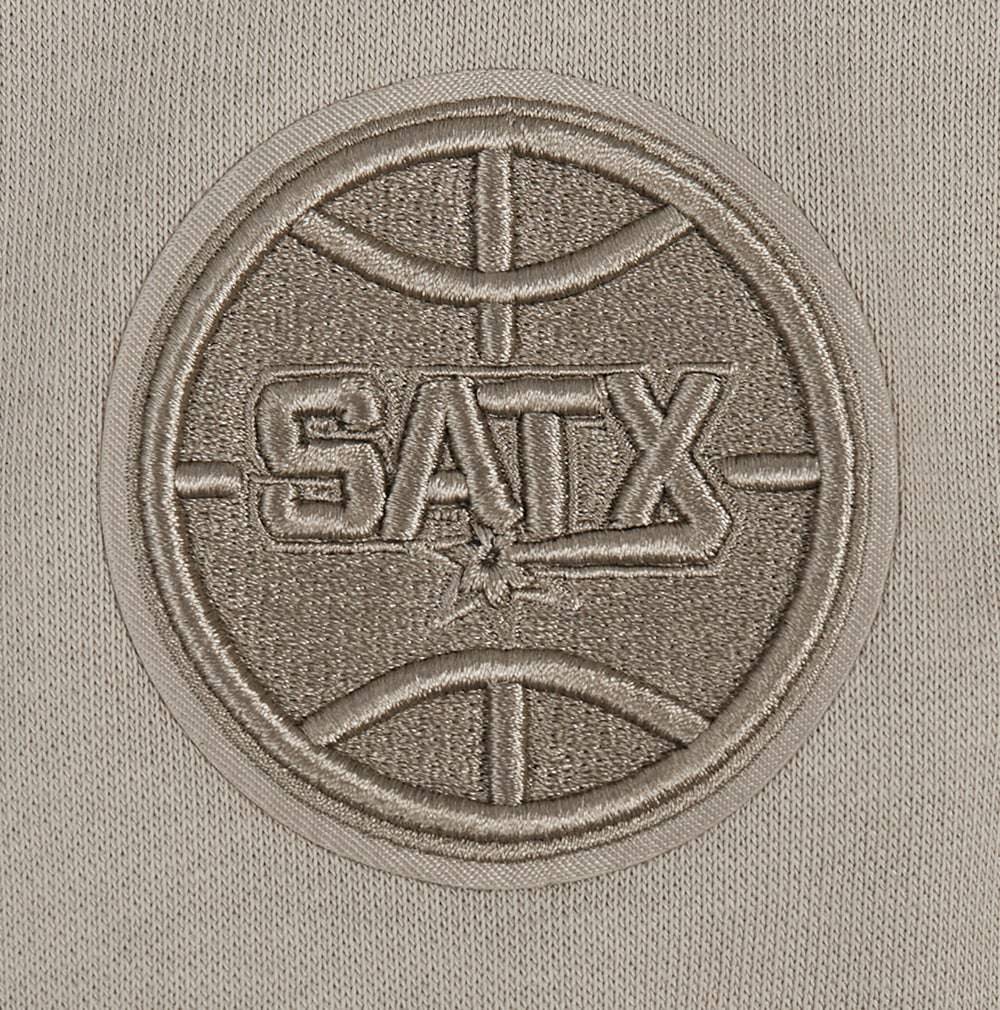NBA SAN ANTONIO SPURS NEUTRAL Women CREWNECK (TAUPE) product image 8, provided for visual reference and product detail review
