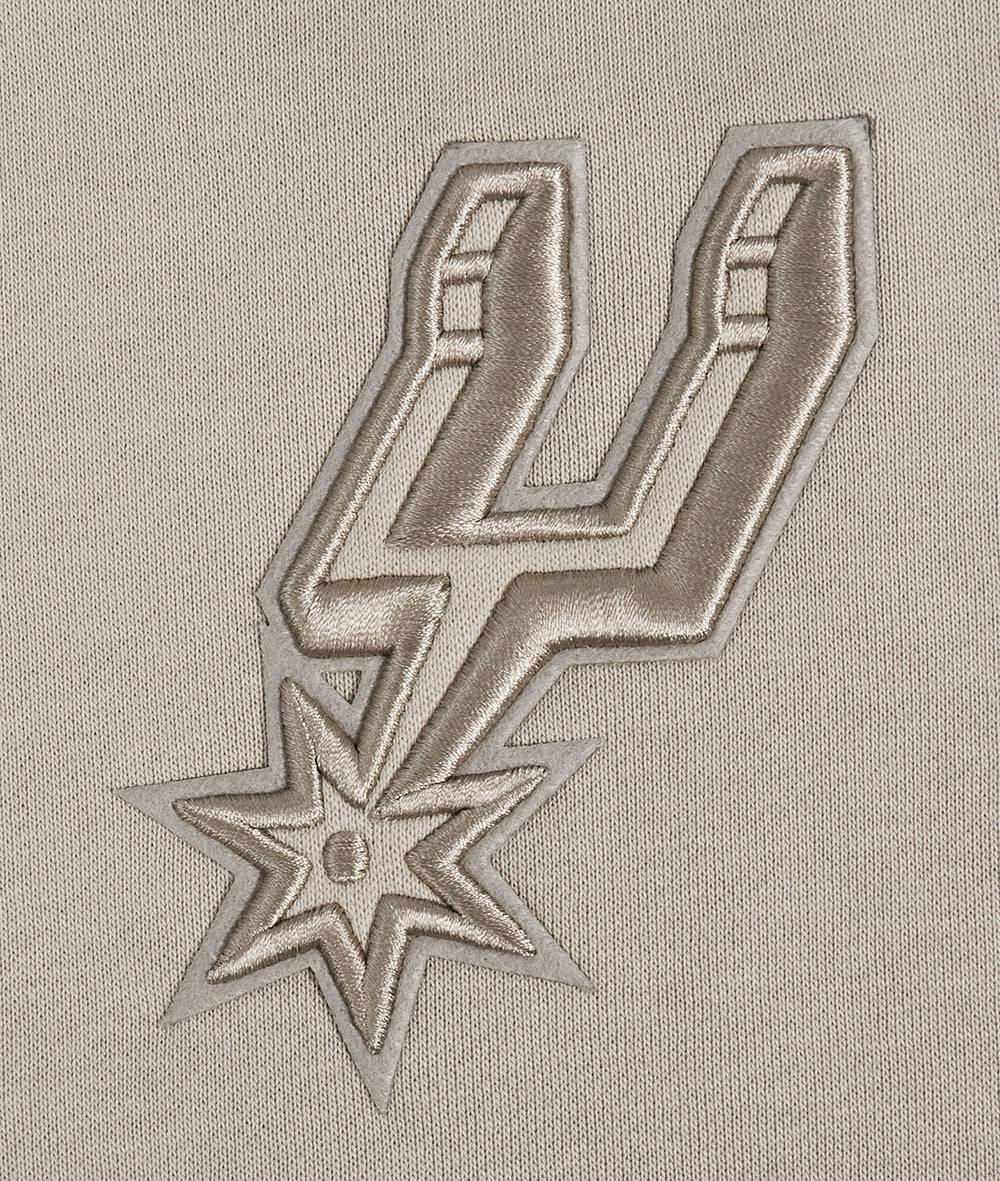 NBA SAN ANTONIO SPURS NEUTRAL Women CREWNECK (TAUPE) product image 9, provided for visual reference and product detail review