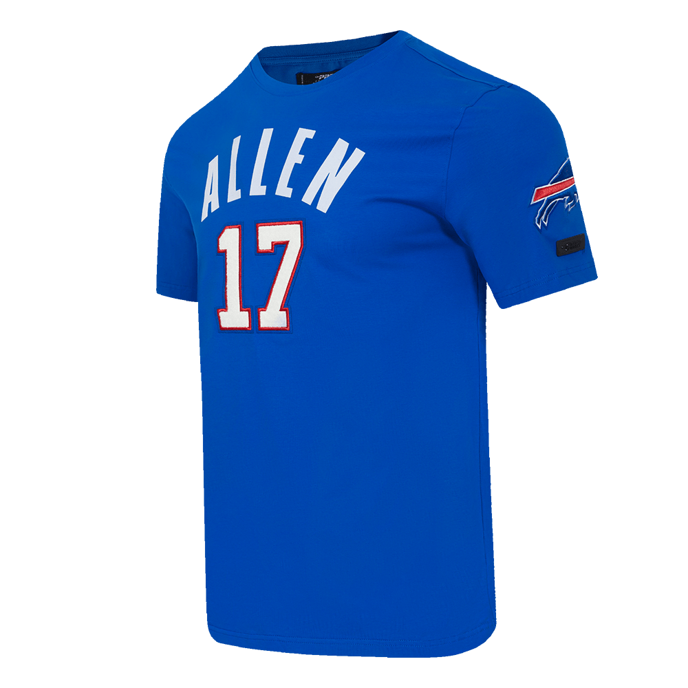 NFL BUFFALO BILLS JOSH ALLEN #17 Men T-Shirt (ROYAL BLUE) product image 2, provided for visual reference and product detail