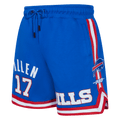 NFL BUFFALO BILLS JOSH ALLEN #17 Men SHORT (ROYAL BLUE/RED) product image 1, provided for visual reference and product