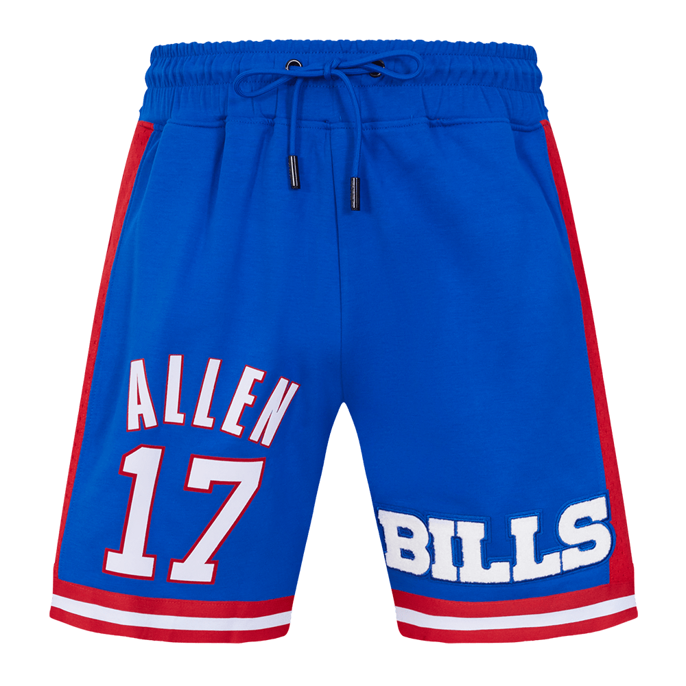 NFL BUFFALO BILLS JOSH ALLEN #17 CLASSIC Men DK 2.0 SHORT (ROYAL BLUE/RED/WHITE) product image 2, provided for visual