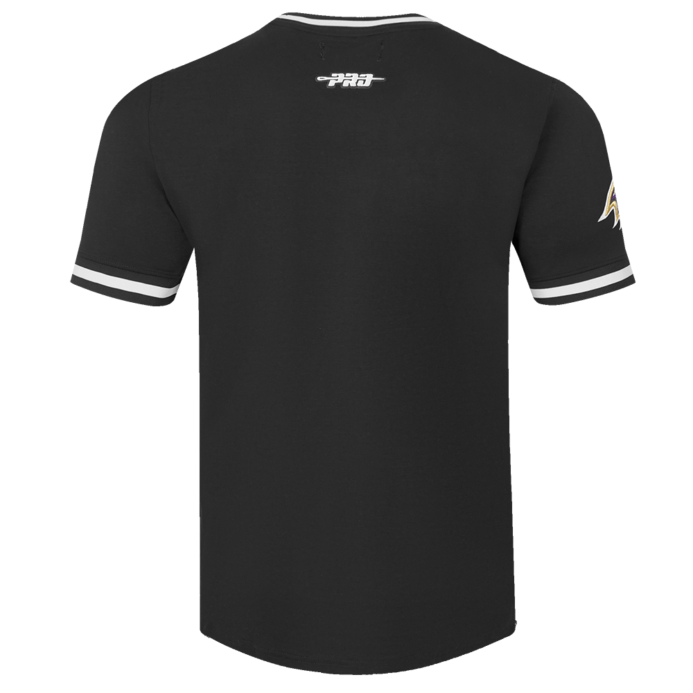 NFL BALTIMORE RAVENS LAMAR JACKSON #8 Men T-Shirt (BLACK) product image 3, provided for visual reference and product detail