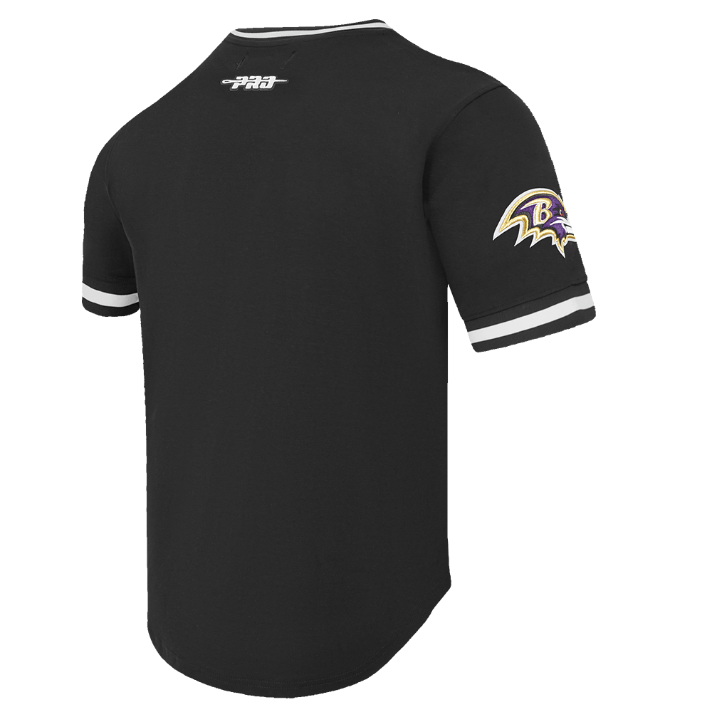 NFL BALTIMORE RAVENS LAMAR JACKSON #8 Men T-Shirt (BLACK) product image 4, provided for visual reference and product detail