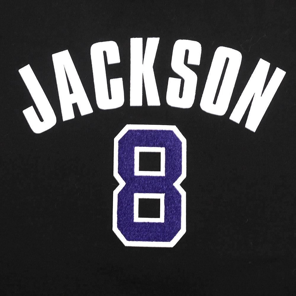 NFL BALTIMORE RAVENS LAMAR JACKSON #8 Men T-Shirt (BLACK) product image 5, provided for visual reference and product detail