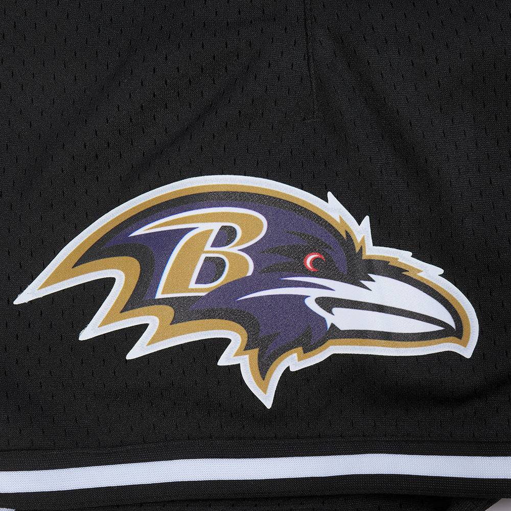 NFL BALTIMORE RAVENS LAMAR JACKSON #8 MESH Men SHORT (BLACK) product image 6, provided for visual reference and product