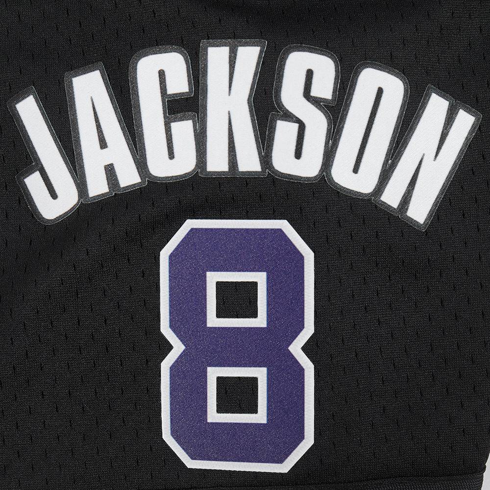 NFL BALTIMORE RAVENS LAMAR JACKSON #8 MESH Men SHORT (BLACK) product image 5, provided for visual reference and product