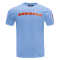 NFL CINCINNATI BENGALS CLASSIC CHENILLE Men T-Shirt (UNIVERSITY BLUE) product image 1, provided for visual reference and