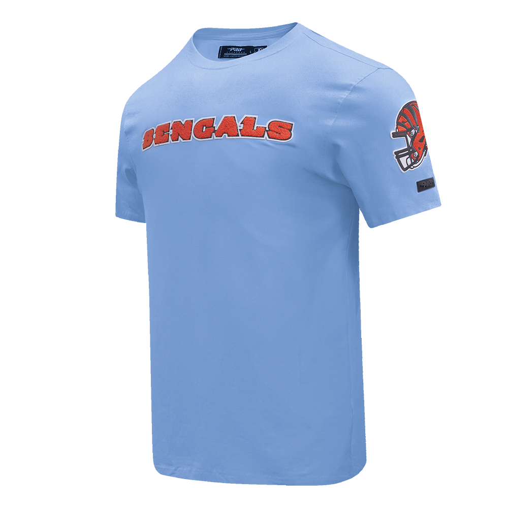 NFL CINCINNATI BENGALS CLASSIC CHENILLE Men T-Shirt (UNIVERSITY BLUE) product image 2, provided for visual reference and
