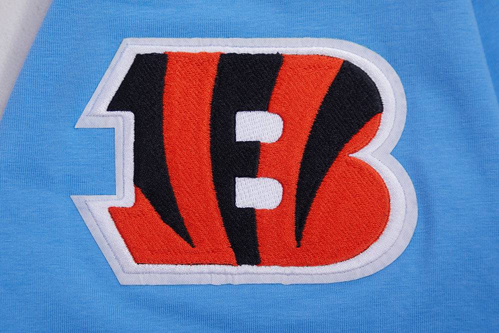 NFL CINCINNATI BENGALS CLASSIC CHENILLE Men T-Shirt (UNIVERSITY BLUE) product image 6, provided for visual reference and