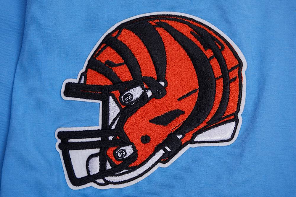 NFL CINCINNATI BENGALS CLASSIC CHENILLE Men T-Shirt (UNIVERSITY BLUE) product image 7, provided for visual reference and