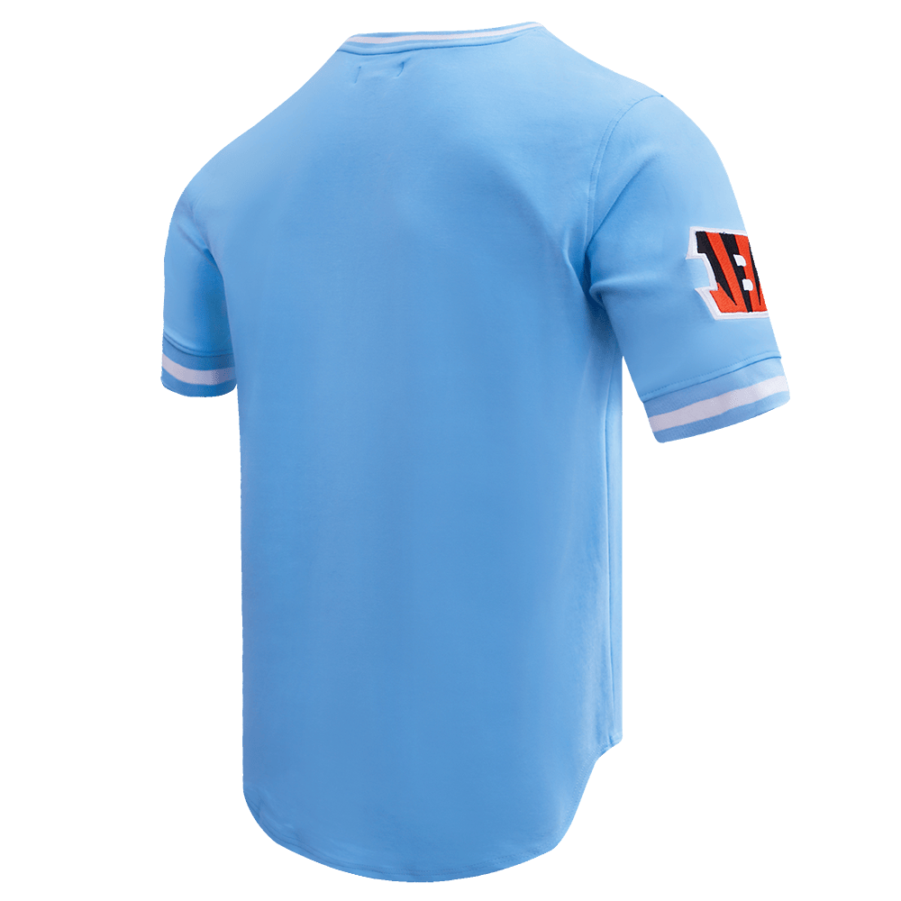 NFL CINCINNATI BENGALS CLASSIC CHENILLE Men T-Shirt (UNIVERSITY BLUE) product image 3, provided for visual reference and