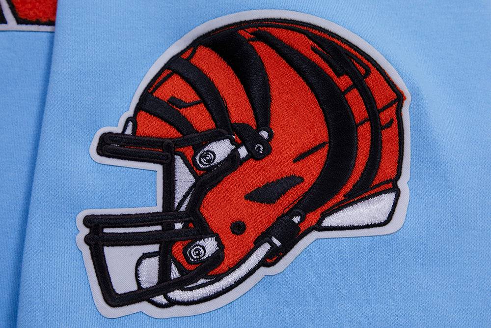 NFL CINCINNATI BENGALS CLASSIC CHENILLE Men T-Shirt (UNIVERSITY BLUE) product image 6, provided for visual reference and