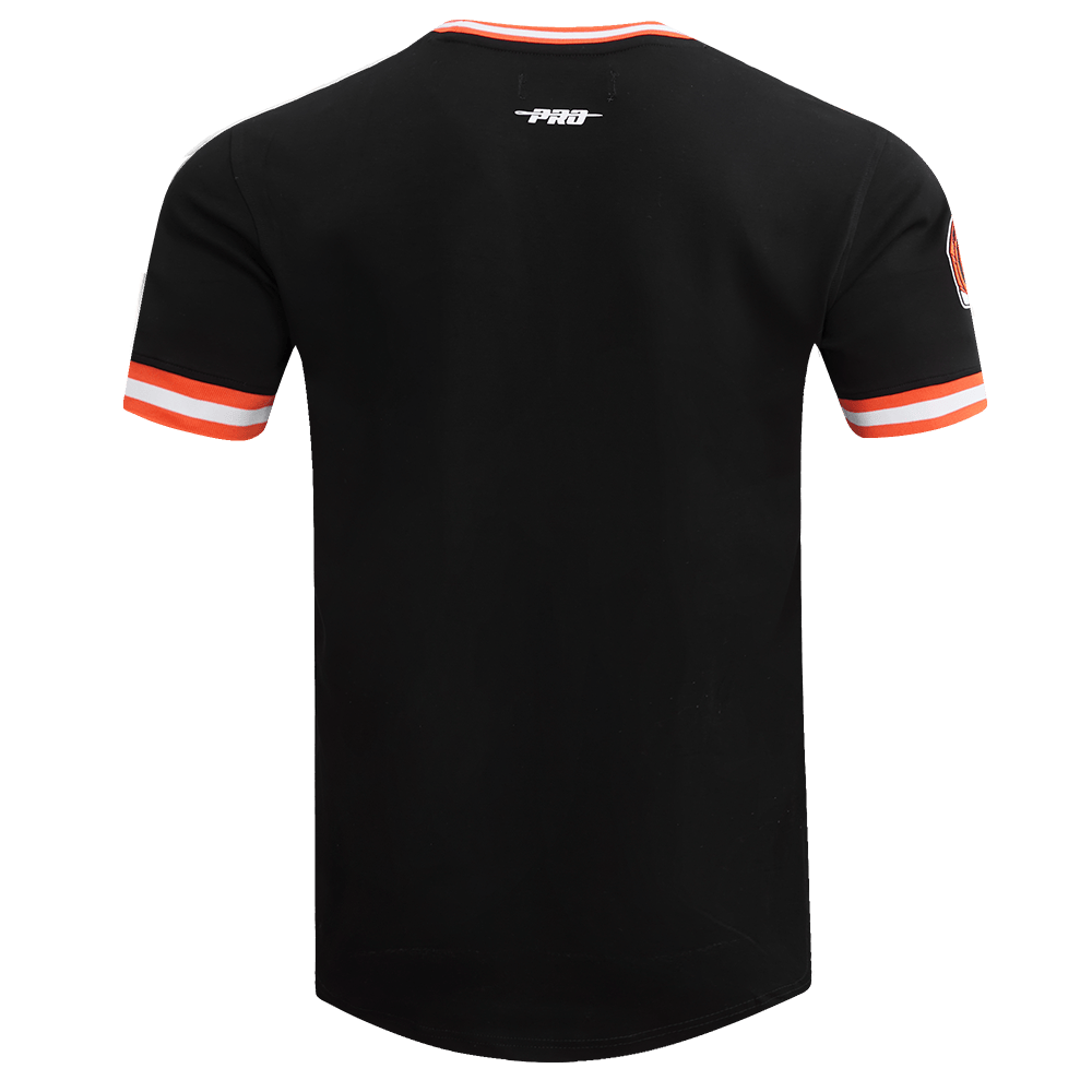 NFL CINCINNATI BENGALS JOE BURROW #9 Men T-Shirt (BLACK/ORANGE) product image 3, provided for visual reference and product