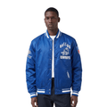 NFL DALLAS COWBOYS ON TOP Men SATIN JACKET (DODGER BLUE) product image 1, provided for visual reference and product detail