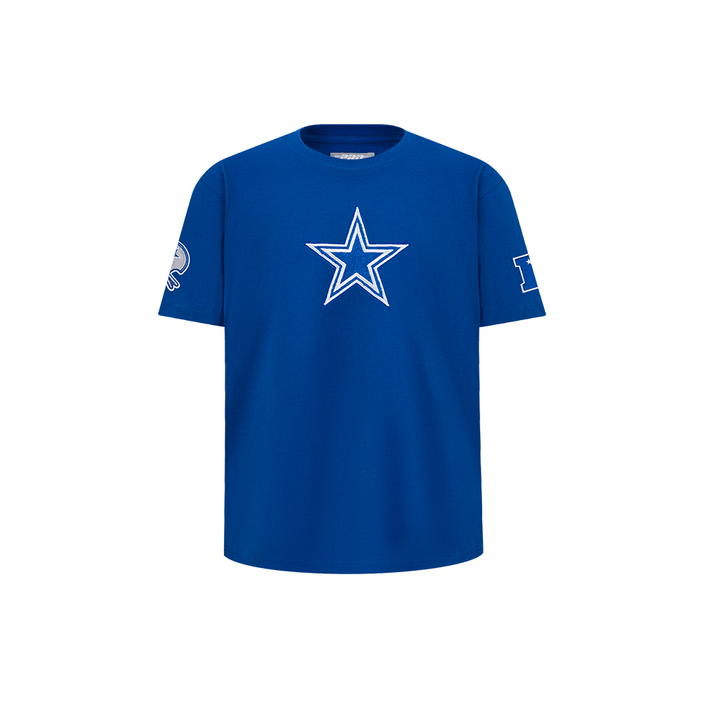 NFL DALLAS COWBOYS RETRO CLASSIC LITTLE BOY'S SHORT SLEEVE T-Shirt (DODGER BLUE) product image 1, provided for visual