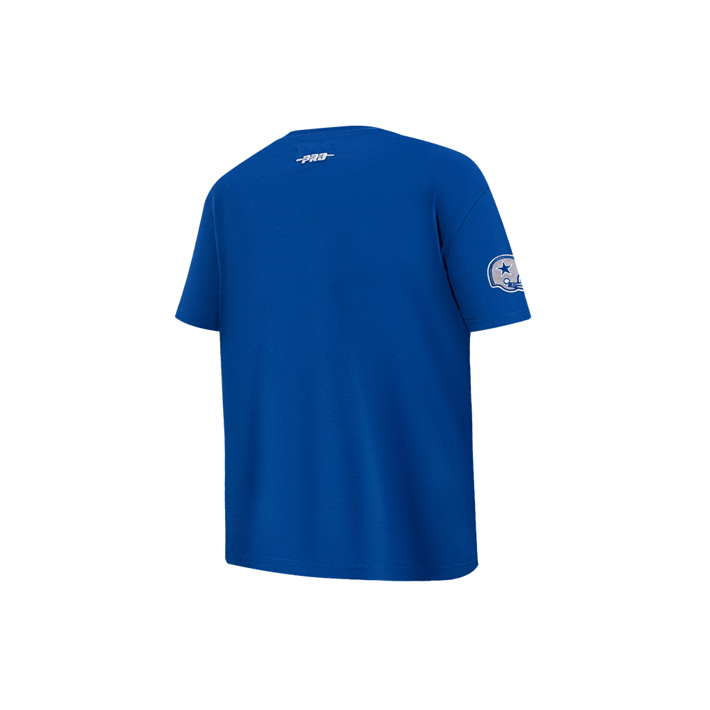 NFL DALLAS COWBOYS RETRO CLASSIC LITTLE BOY'S SHORT SLEEVE T-Shirt (DODGER BLUE) product image 4, provided for visual