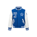 NFL Dallas Cowboys Retro Classic Little Boy'S Rib Wool Varsity Jacket (Dodger Blue/White) product image 1, provided for