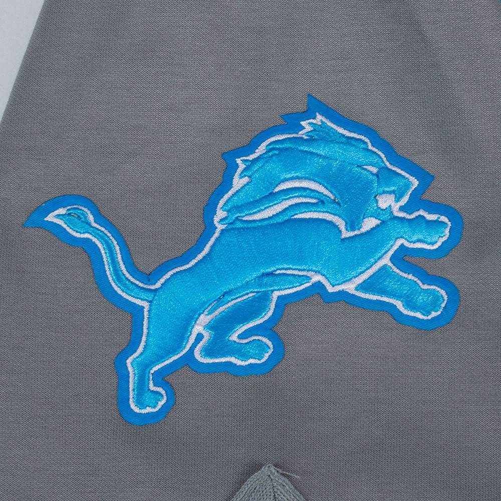 NFL DETROIT LIONS CLASSIC CHENILLE Men BUTTON DOWN (GRAY) product image 6, provided for visual reference and product detail