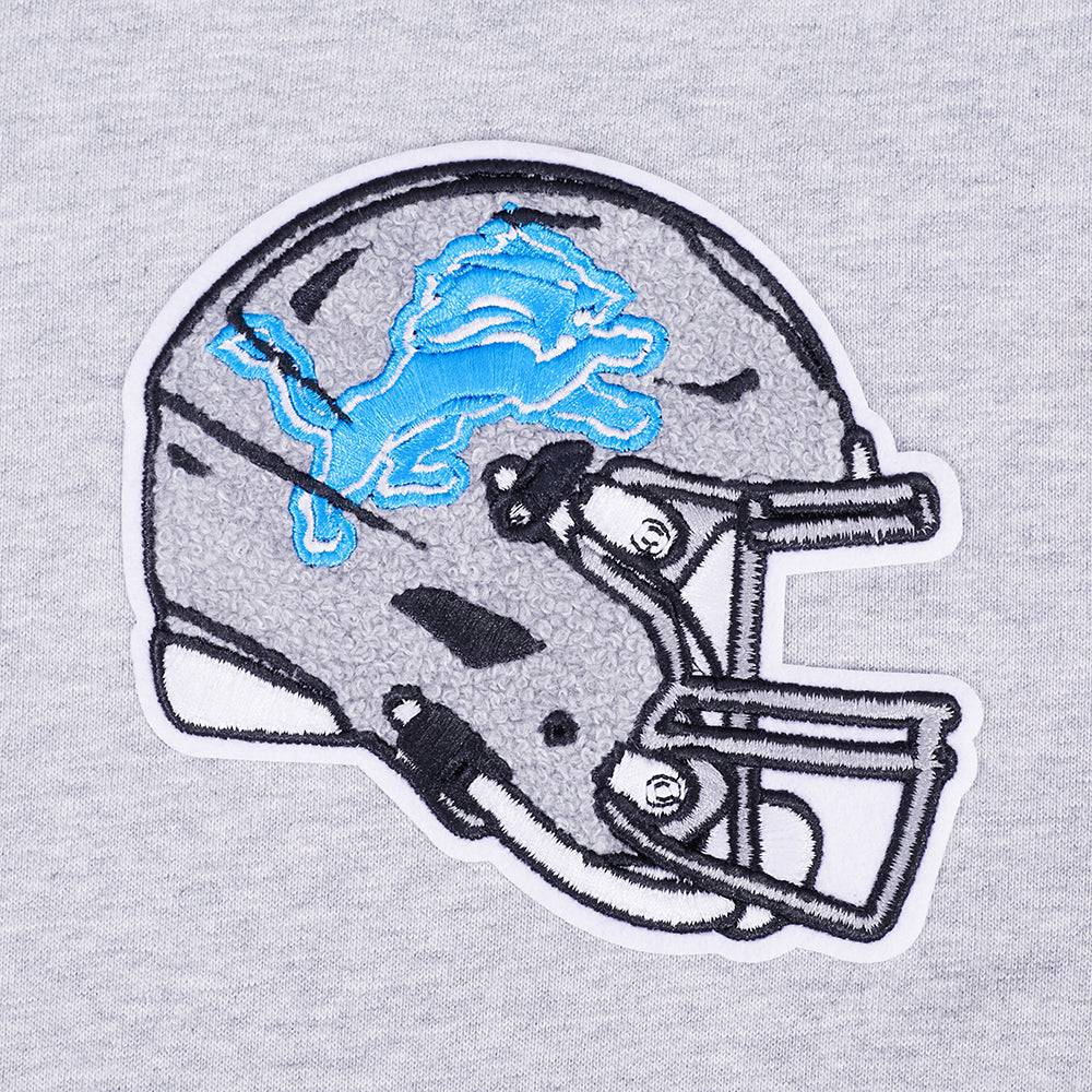 NFL DETROIT LIONS DAY ONE Men PULL OVER HOODIE (HEATHER GRAY/BLACK) product image 6, provided for visual reference and