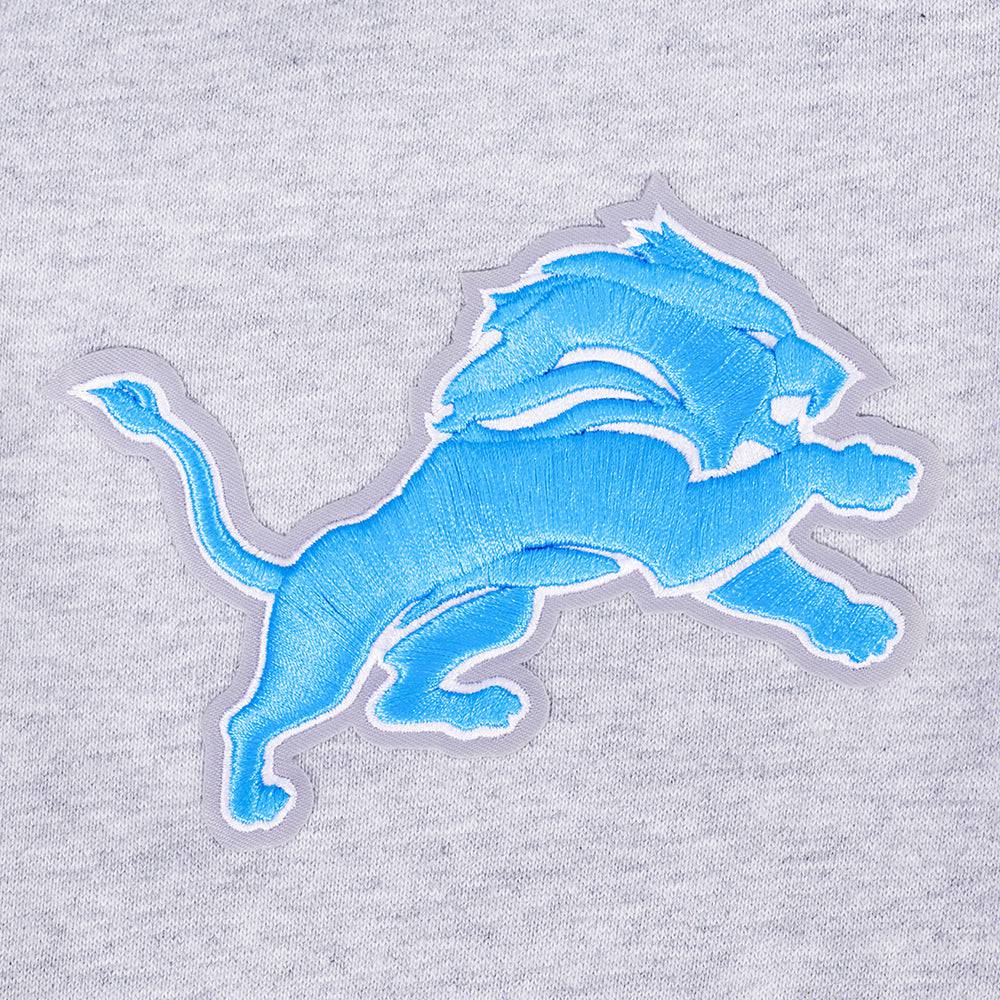 NFL DETROIT LIONS DAY ONE Men PULL OVER HOODIE (HEATHER GRAY/BLACK) product image 8, provided for visual reference and