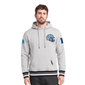 NFL DETROIT LIONS DAY ONE Men PULL OVER HOODIE (HEATHER GRAY/BLACK) product image 1, provided for visual reference and